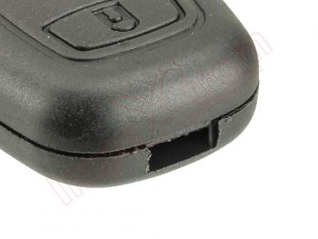 Carcasa genérica compatible para Peugeot 2 botones, sin espadín